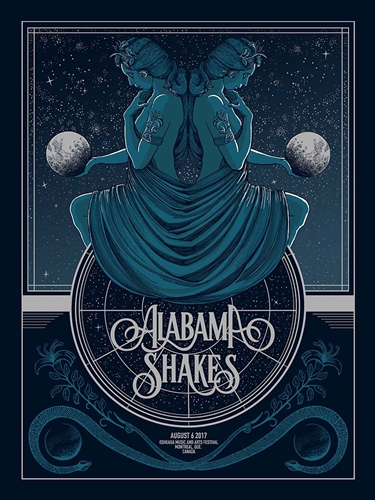 Alabama Shakes Concert Poster by Pat Hamou
