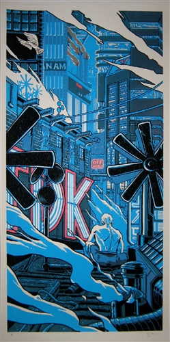 Tears In The Rain Blade Runner Art Print by Tim Doyle