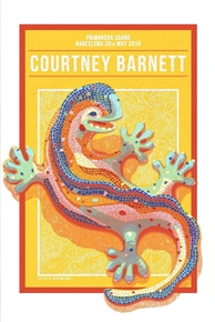 Courtney Barnett Concert Poster by Sabrina Gabrielli