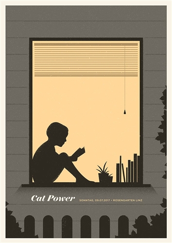 Cat Power Concert Poster by Simon Marchner