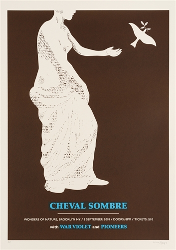 Cheval Sombre concert poster by Craig Carry