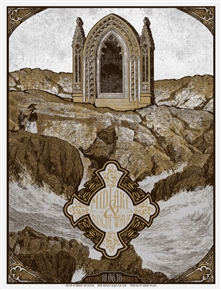 Midlake Concert Poster (white) by Drew Binkley