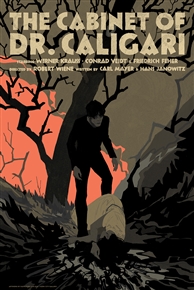 The Cabinet of Dr. Caligari movie poster by Katherine Lam