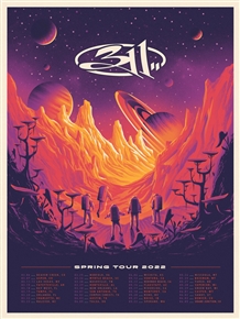 311 Concert Poster by DKNG