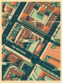 The National Concert Poster by DKNG