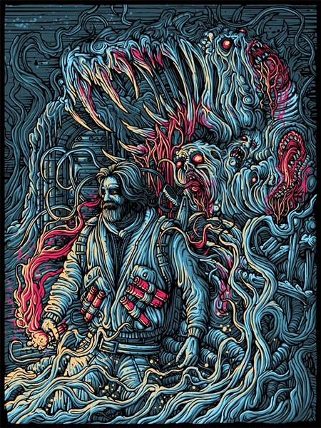 The Thing Art Print by Dan Mumford