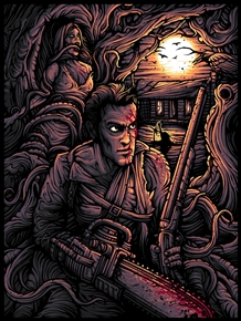 Evil Dead Art Print (Dusk) by Dan Mumford