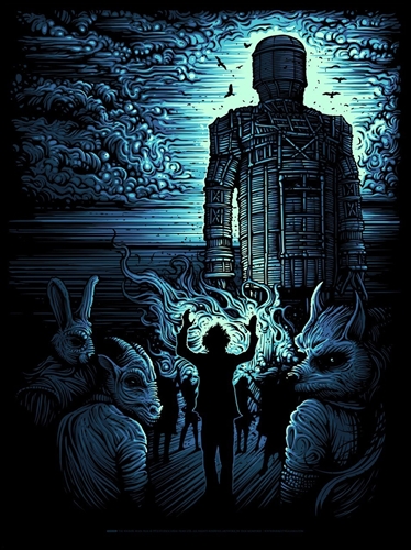 The WIcker Man Art Print by Dan Mumford