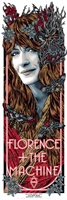 Florence And The Machine Concert Poster by Rhys Cooper