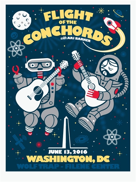 Flight Of The Conchords Concert Poster by Don Pendleton