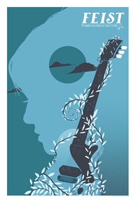 Feist Concert Poster by Alex Hanke