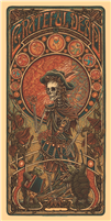 Grateful Dead Concert Poster by Luke Martin