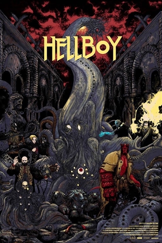 Hellboy Movie Poster by Zakuro Aoyama
