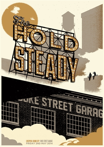 The Hold Steady Concert Poster by Telegramme