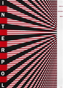 Interpol Concert Poster