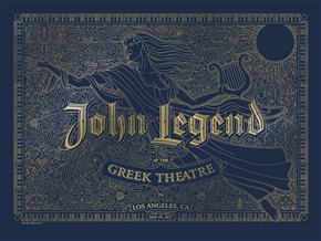 John Legend Concert Poster by Dig My Chili