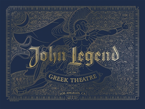 John Legend Concert Poster by Dig My Chili