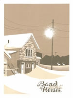 Band Of Horses Concert Poster by Justin Santora