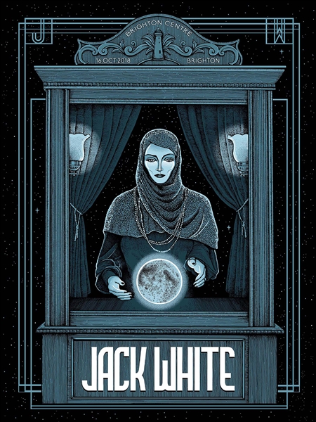 Jack White Concert Poster by Pat Hamou