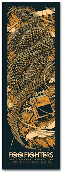 Foo Fighters Concert Poster by Ken Taylor