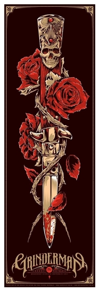 Grinderman Concert Poster by Ken Taylor