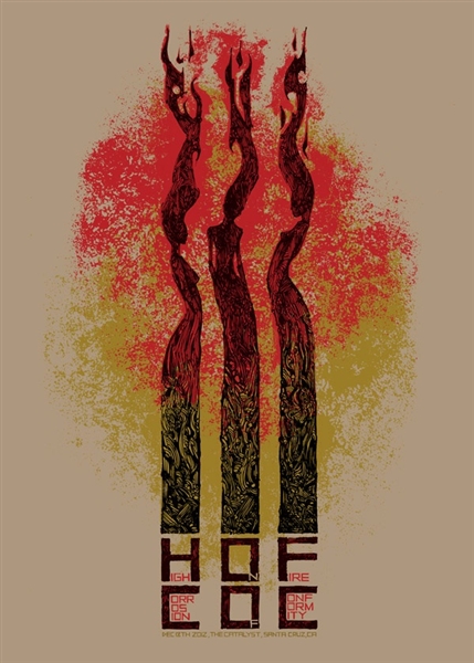 High On Fire Concert Poster by Malleus