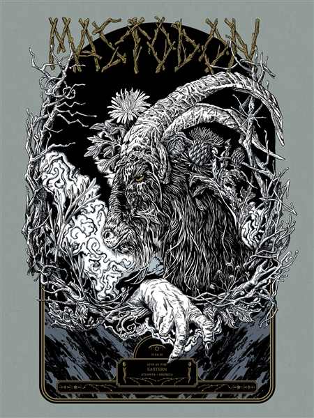 Mastodon Concert Poster by Paul Romano