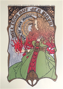 Melissa Auf der Maur Concert Poster by Malleus