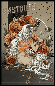 Mastodon Concert Poster by Erica Williams