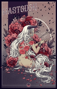 Mastodon Concert Poster by Erica Williams