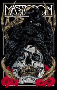 Mastodon Concert Poster by Rhys Cooper