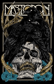 Mastodon Concert Poster by Rhys Cooper