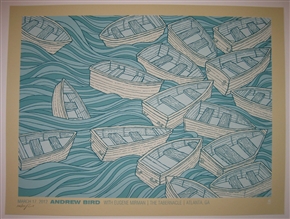 Andrew Bird Concert Poster by Methane Studios