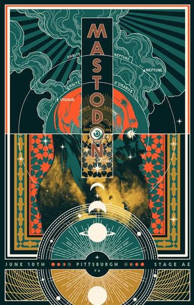 Mastodon Concert Poster by Matt Taylor