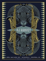 PJ Harvey Concert Poster by Pat Hamou
