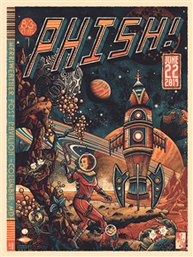 Phish Concert Poster by Luke Martin