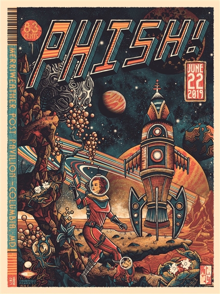 Phish Concert Poster by Luke Martin