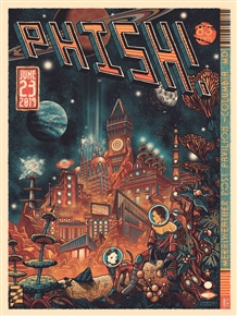 Phish Concert Poster by Luke Martin