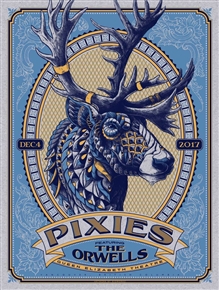 Pixies Concert Poster by Bioworkz