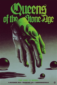 Queens Of The Stone Age Concert Poster by Max LÃ¶ffler