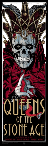 Queens Of The Stone Age concert Poster by Rhys Cooper