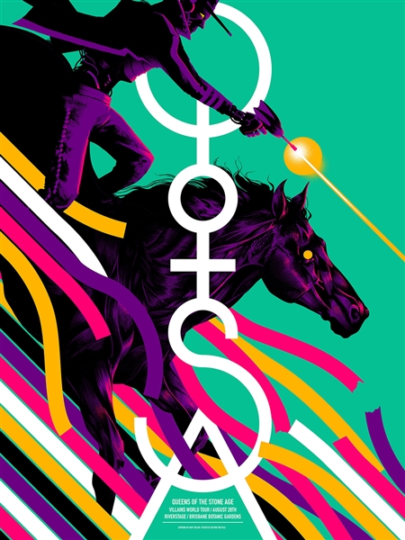 Queens Of The Stone Age Concert Poster by Matt Taylor