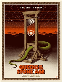 Queens Of The Stone Age Concert Poster by Max LÃ¶ffler