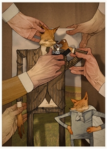 Fantastic Mr Fox Art Print