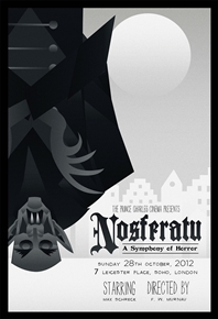 Nosferatu Movie Poster (Variant) by Rodolfo Reyes