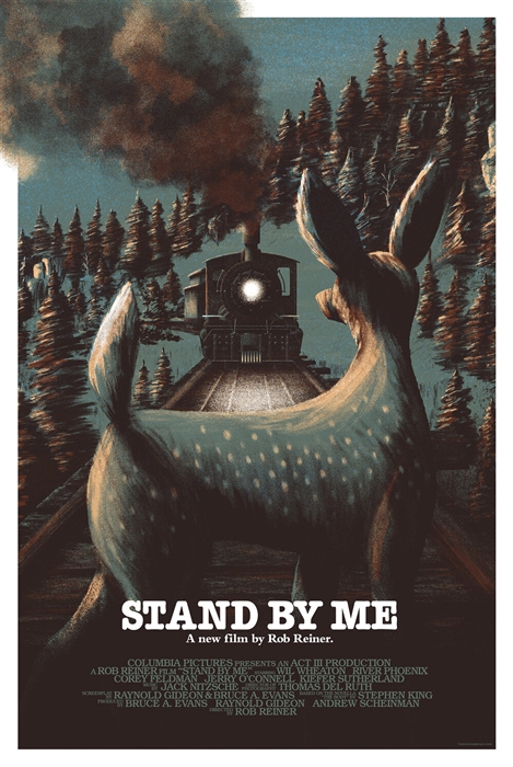 Stand By Me Movie Poster by Housebear Design