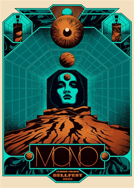 Mono Concert Poster by Simon Berndt