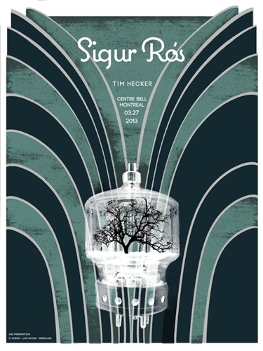 Sigur Ros Concert Poster by Pat Hamou