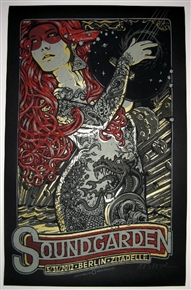 Soundgarden Concert Poster by Lars P Krause