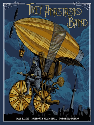 Trey Anastasio Band Concert Poster by Pat Hamou